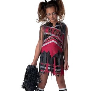 InCharacter Costumes U ROT Spiritless Cheerleader 4pc Cheer Halloween Costume